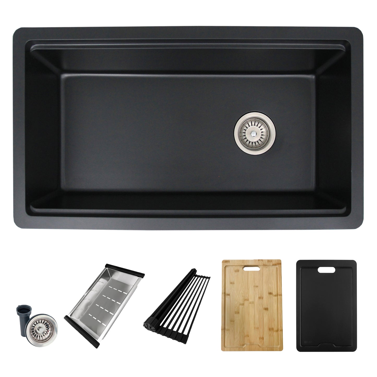 Stylish 32" Composite Granite Workstation Kitchen Sink