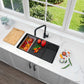 Stylish 32" Composite Granite Workstation Kitchen Sink