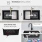 Stylish 32" Composite Granite Workstation Kitchen Sink