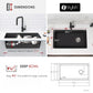 Stylish 32" Composite Granite Workstation Kitchen Sink