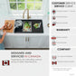Stylish 32" Composite Granite Workstation Kitchen Sink
