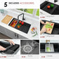 Stylish 32" Composite Granite Workstation Kitchen Sink