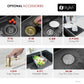 Stylish 32" Composite Granite Workstation Kitchen Sink