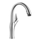 BLANCO Artona Pull-Down Dual-Spray Kitchen Faucet in sleek stainless steel finish, showcasing award-winning design.