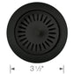 Color-Coordinated Metal Disposal Flange - Anthracite