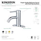 Kingston Brass LSF8223DL Concord Single-Handle Bathroom Faucet