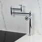Kingston Brass KS3703CG Fuller Deck Mount Pot Filler Faucet, Antique Brass - stylish design with folding swing arms