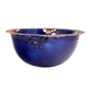 Thompson Molten 15.5" Cobalt Glass and Rose Gold Copper Vessel Sink - GLASS-2RP-COBALT - view 3