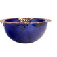 Thompson Molten 15.5" Cobalt Glass and Rose Gold Copper Vessel Sink - GLASS-2RP-COBALT - view 2