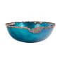 Thompson Molten 14" Turquoise Glass and Rose Gold Copper Vessel Sink - GLASS-LEON-TURQ - view 2