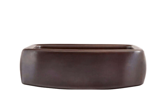 Thompson Permanente 35" Handcrafted Kitchen Sink in Smooth Aged Copper - KSA-PERM showcasing its elegant design.