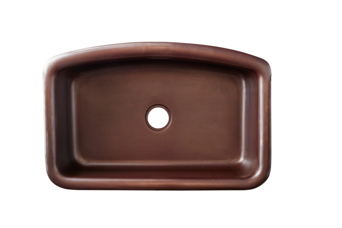 Thompson Permanente Handcrafted Kitchen Sink in Smooth Aged Copper - KSA-PERM