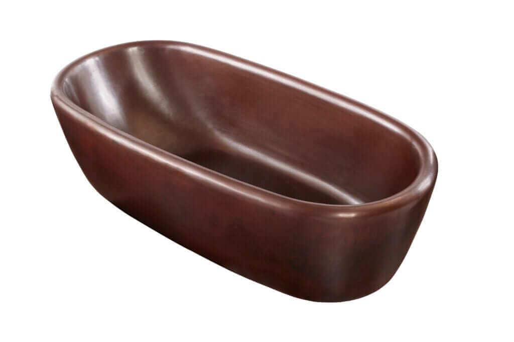 Thompson Permanente Handcrafted Bath Tub in Smooth Aged Copper - TBT-PERM showcasing its elegant design.