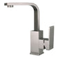 Kingston Brass LS8463CL Claremont One-Handle Single-Hole Bathroom Faucet with Push Pop-Up Drain, Brushed Brass