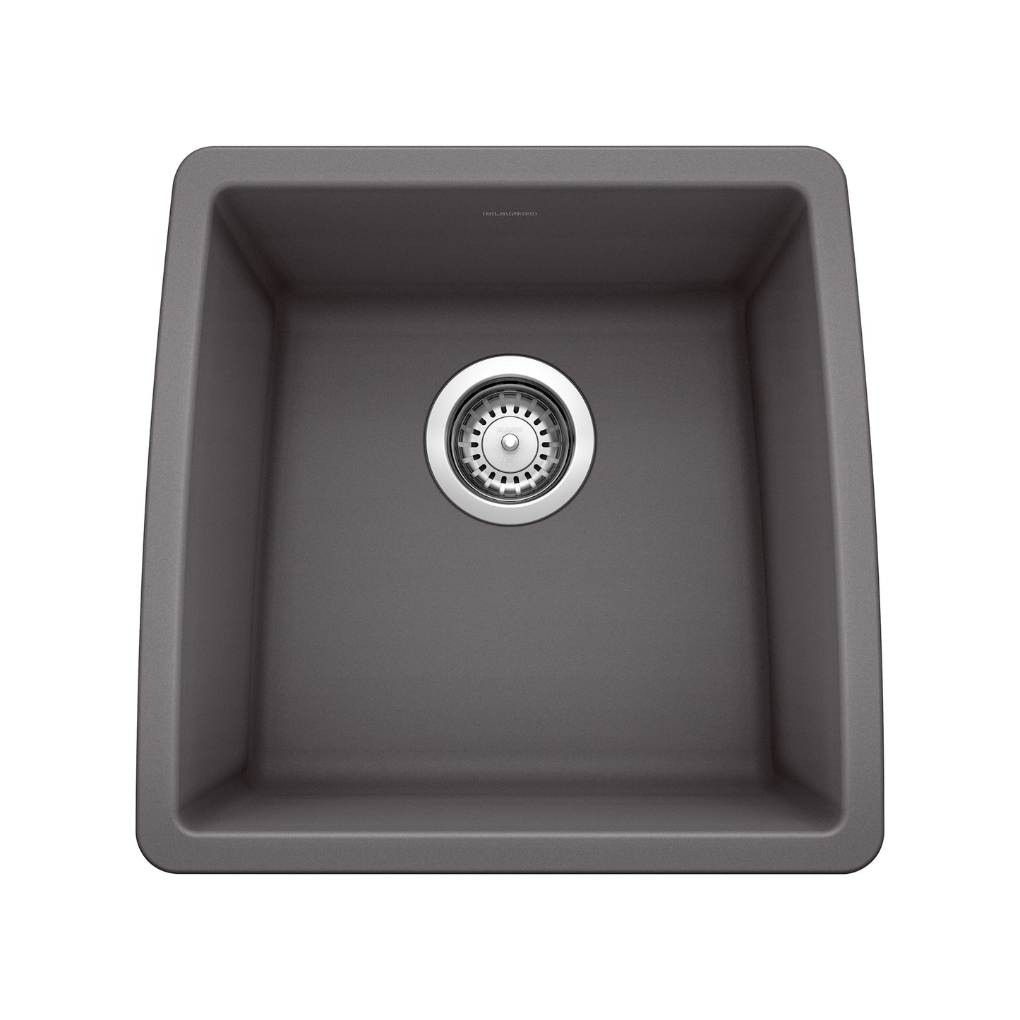 BLANCO Performa SILGRANIT 17" Undermount Bar Sink in a compact, sleek design, perfect for bar and prep applications.