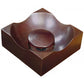 Thompson Coroneo II 12" Smooth Aged Copper Square Bathroom Sink - BSDC-1212BC