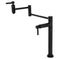 Kingston Brass KS870DLAC Concord Deck Mount Pot Filler Faucet, Antique Copper with sleek cylindrical design