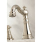 KINGSTON Brass Fauceture English Classic Widespread Bathroom Faucet - Polished Nickel