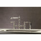 Kingston KS7277ALBS English Country Bridge Kitchen Faucet with Brass Sprayer, Brushed Brass