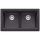 BLANCO VINTERA 33" SILGRANIT Double Bowl Farmhouse Sink