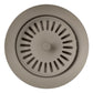 Color-Coordinated Metal Disposal Flange - Anthracite
