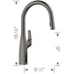 BLANCO Rivana High-Arc Pull-Down Dual-Spray Kitchen Faucet