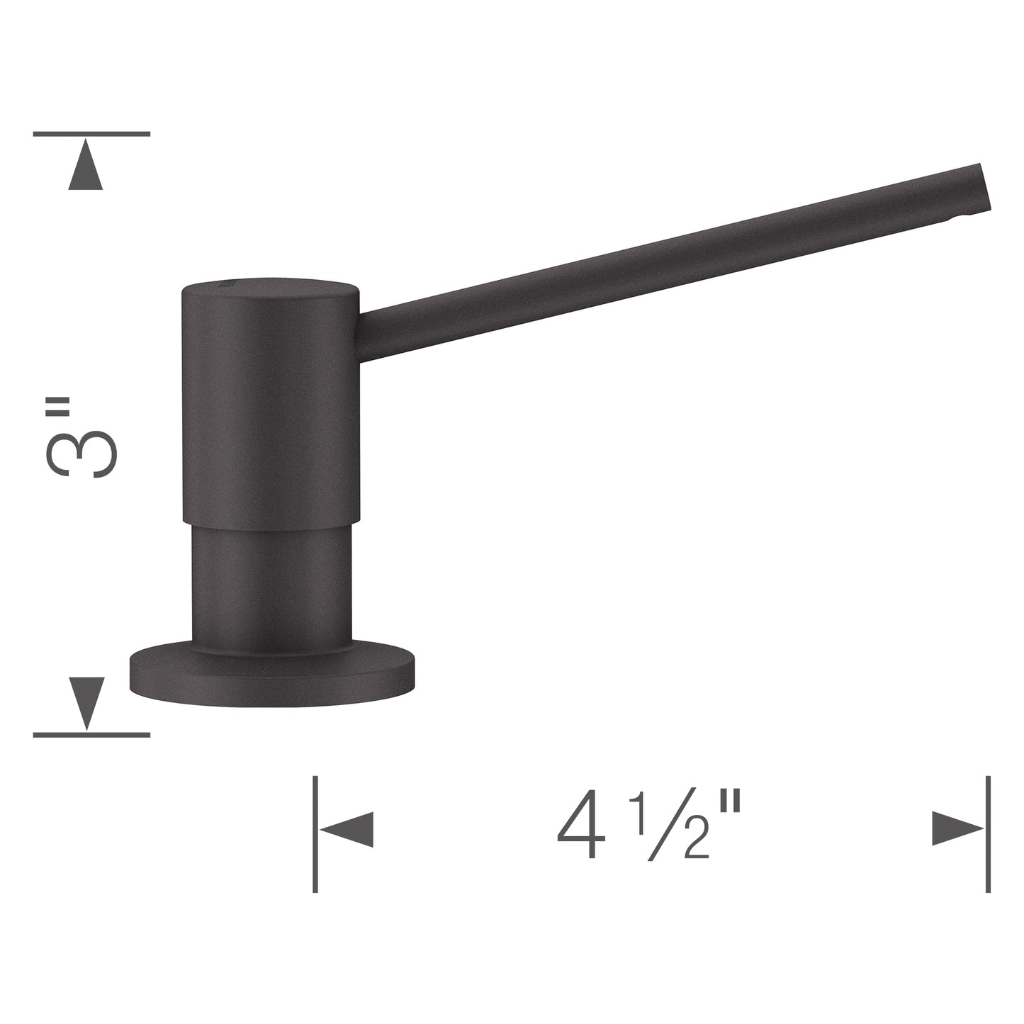 Torre Soap Dispenser - Anthracite