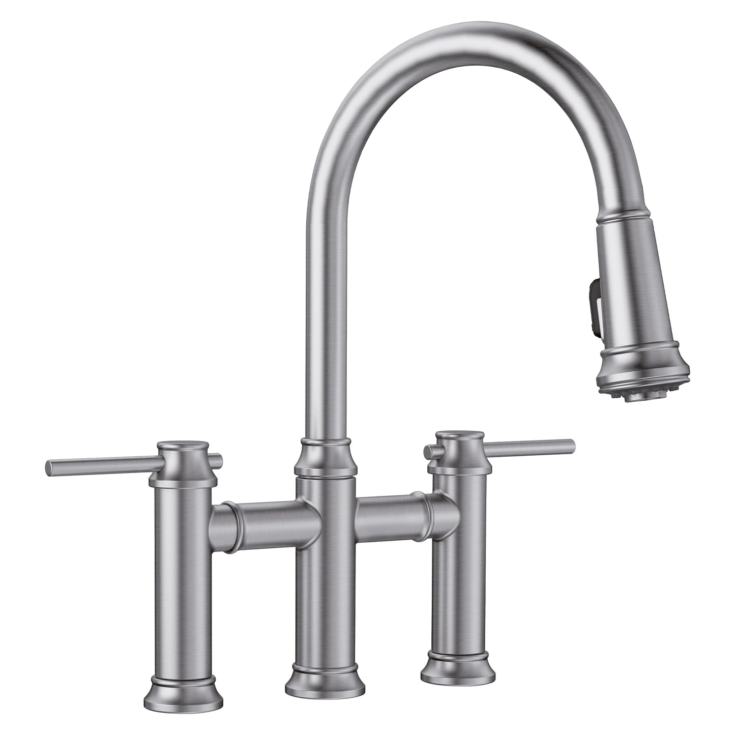 BLANCO Empressa Pull-Down Dual-Spray Bridge Faucet