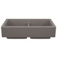 BLANCO VINTERA 33" SILGRANIT Double Bowl Farmhouse Sink