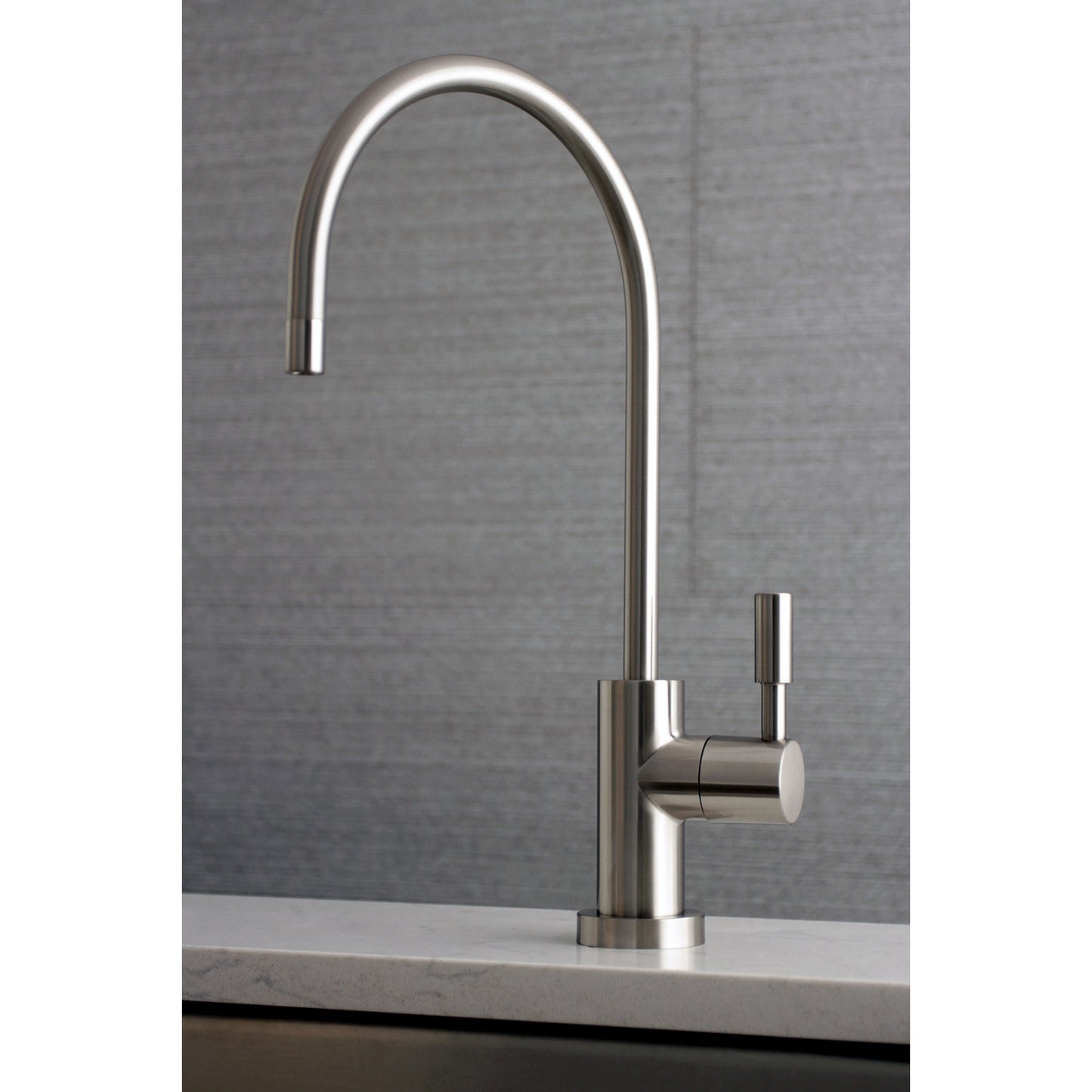 Kingston Brass KSAG8193DL Concord Reverse Osmosis System Filtration Water Air Gap Faucet, Antique Brass
