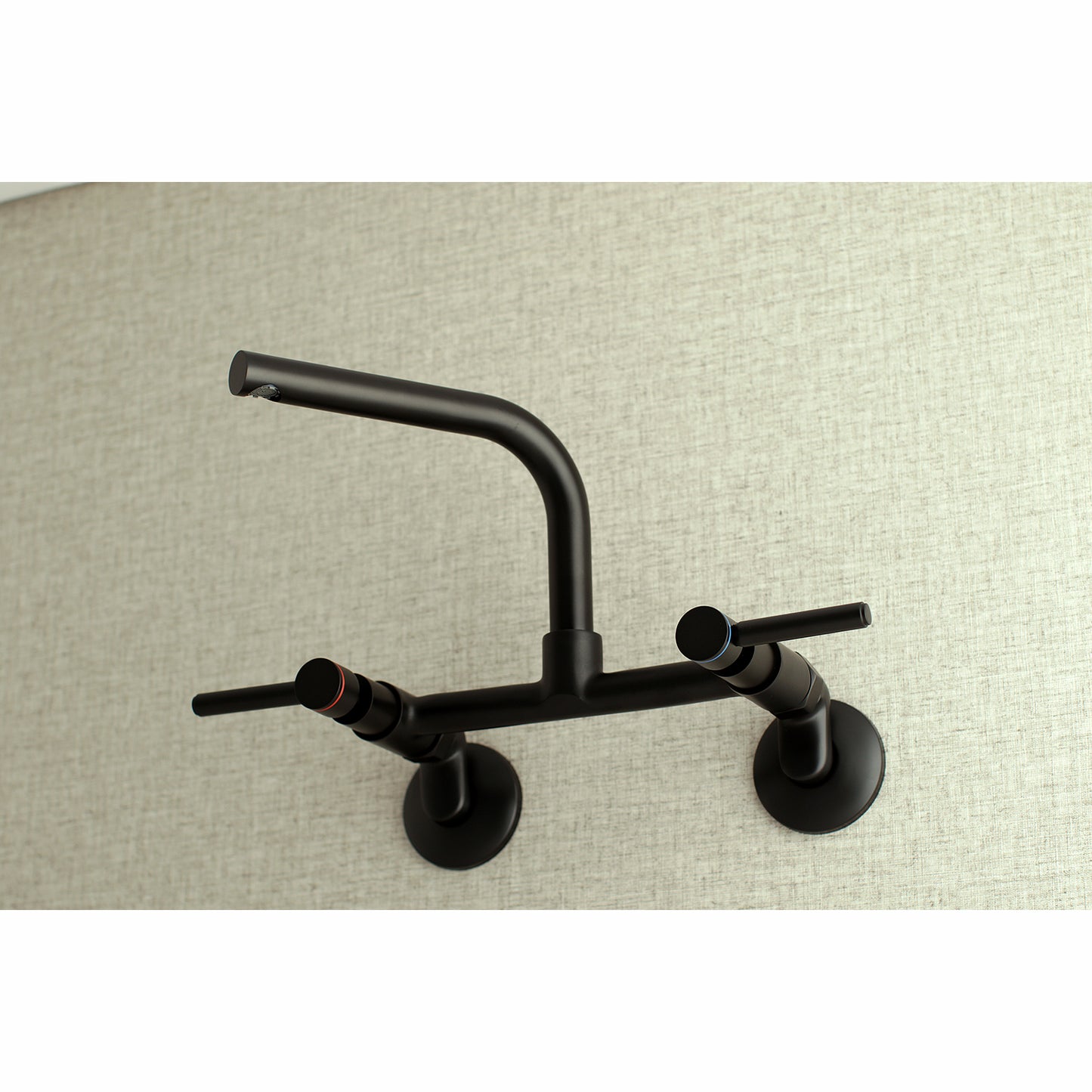 Kingston Brass KS812SB Concord Wall Mount Bridge Kitchen Faucet