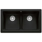 BLANCO VINTERA 33" SILGRANIT Double Bowl Farmhouse Sink