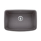 BLANCO Valea SILGRANIT 27" Single Bowl Undermount Kitchen Sink