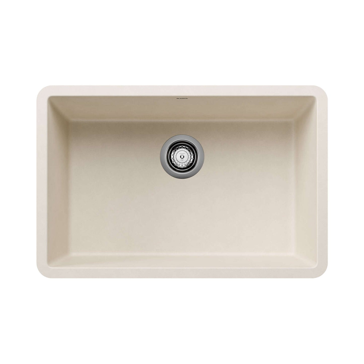 BLANCO PRECIS 27" SILGRANIT Single Bowl Undermount Sink with clean lines and spacious design.