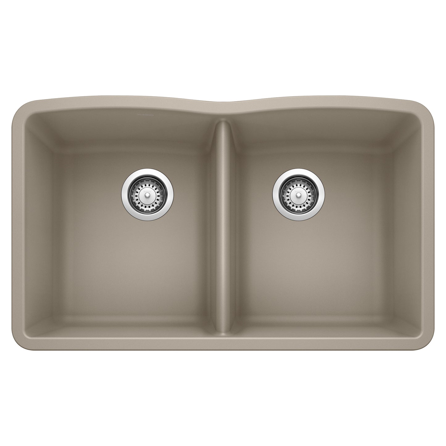 BLANCO Diamond SILGRANIT 32" 50/50 Double Bowl Undermount Kitchen Sink