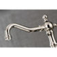 KINGSTON Brass Widespread Bathroom Faucet - Polished Nickel