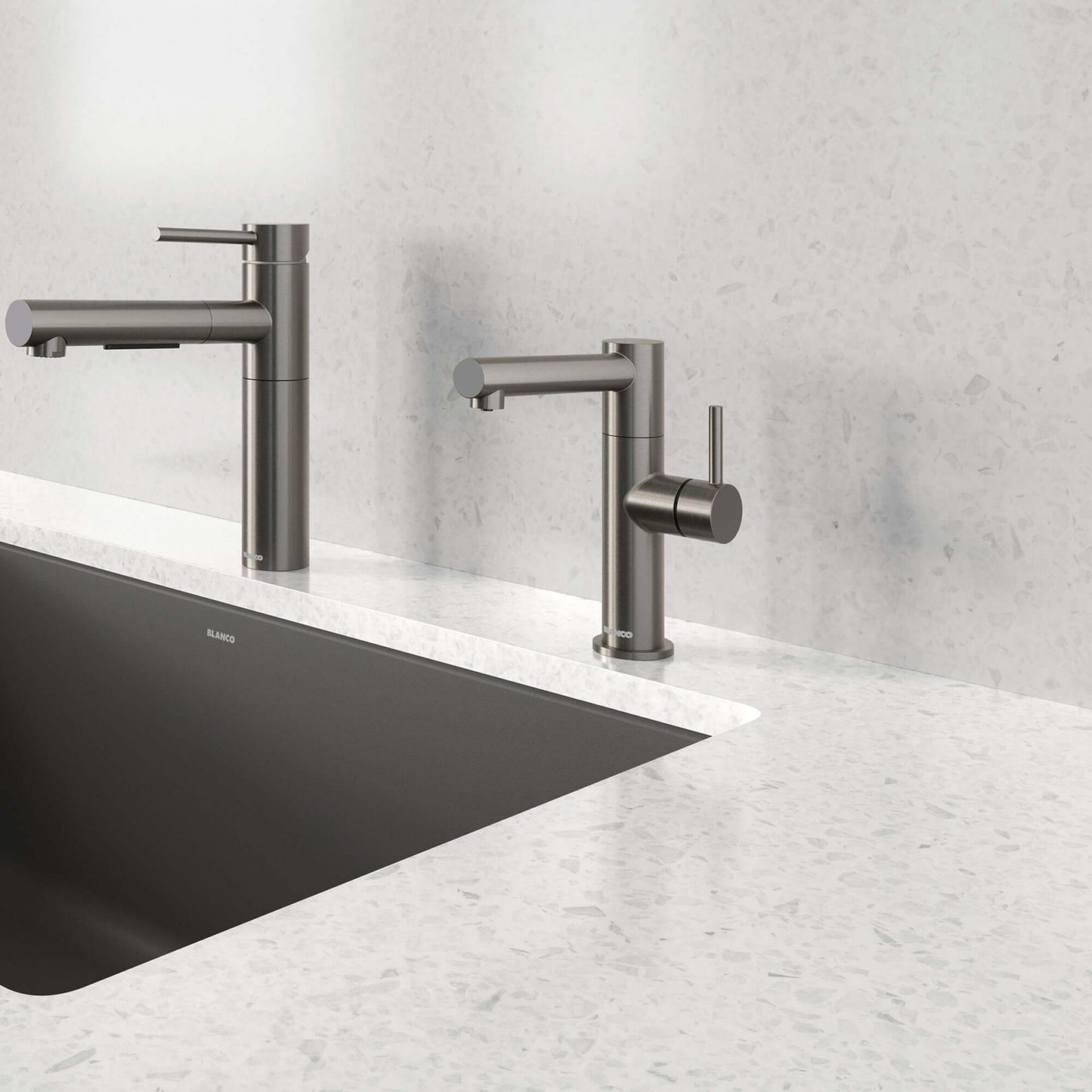 BLANCO Alta II Low Arc Beverage Faucet Compatible with Reverse Osmosis Systems