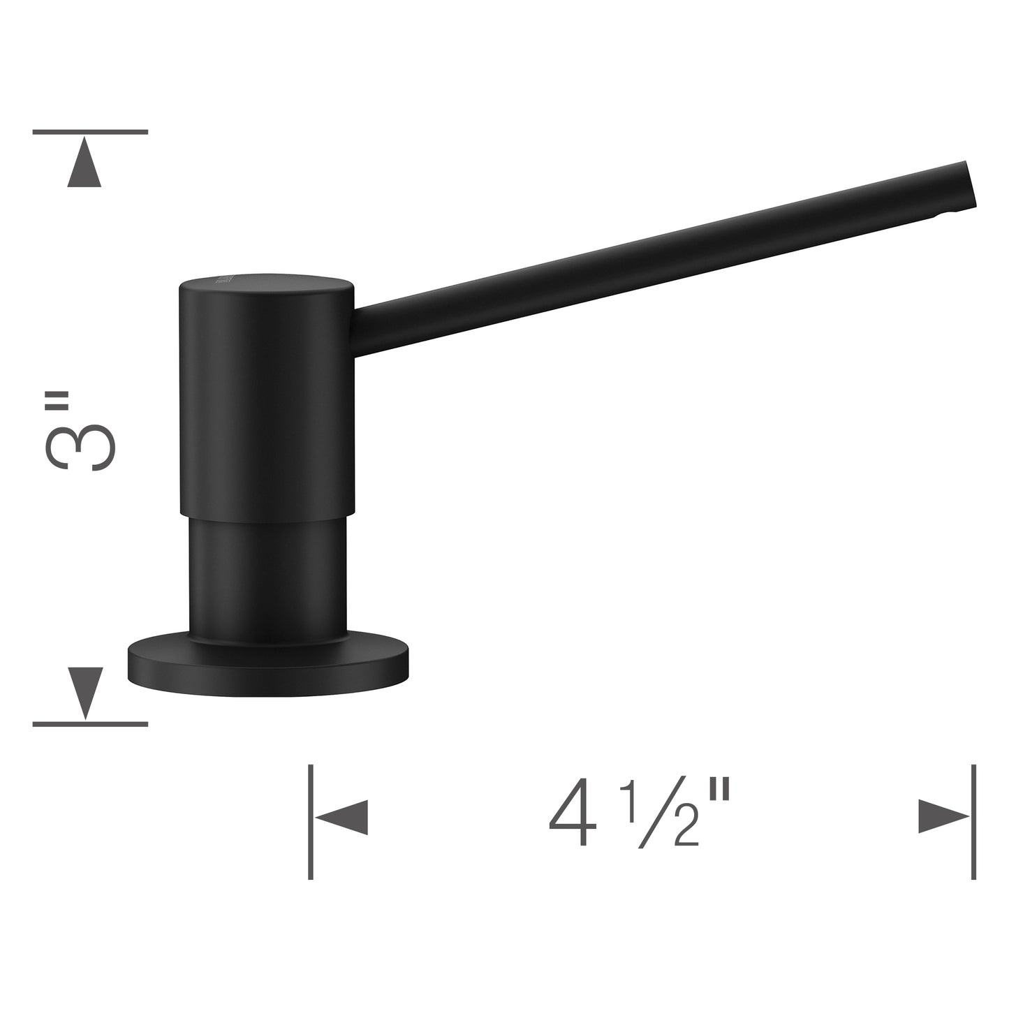 Torre Soap Dispenser - Anthracite