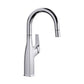 BLANCO Rivana Pull-Down Bar Faucet with sleek contemporary design and elegant chrome finish.