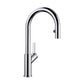 BLANCO Urbena Pull-Down Dual-Spray Kitchen Faucet in sleek chrome finish