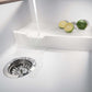 BLANCO Precis Cascade SILGRANIT 29" Single Bowl Undermount Kitchen Sink with Colander