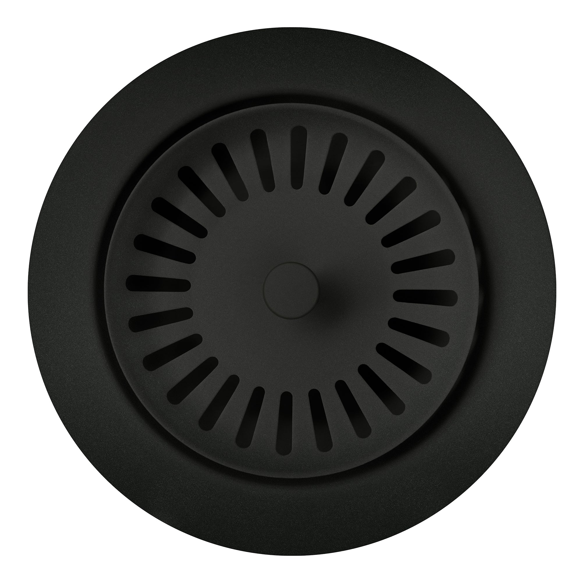 Color-Coordinated Metal Basket Strainer - Anthracite top view showcasing its sleek design and functionality.