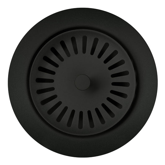 Color-Coordinated Metal Basket Strainer - Anthracite top view showcasing its sleek design and functionality.