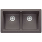BLANCO VINTERA 33" SILGRANIT Double Bowl Farmhouse Sink