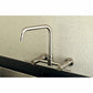 Kingston Brass KS8168DL Concord Wall Mount Bridge Kitchen Faucet in a modern kitchen setting.
