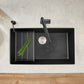 BLANCO Precis SILGRANIT 32" Super Single Undermount Kitchen Sink