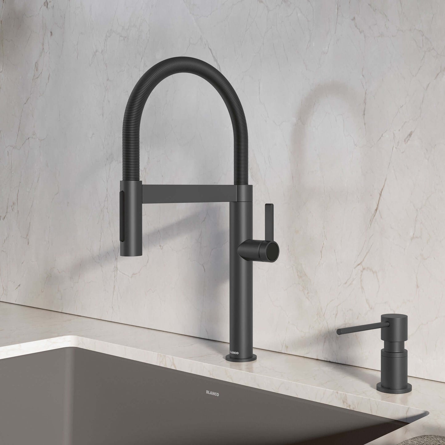 BLANCO Culina Mini II Pull-Down Dual-Spray Kitchen Faucet