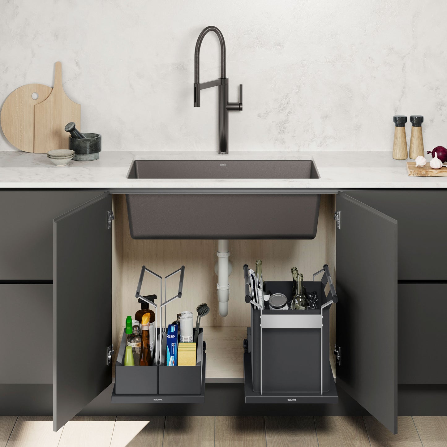 BLANCO Double Under Sink Storage Organizer