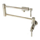 Kingston Brass KS4103DL Concord Wall Mount Pot Filler Faucet, Antique Brass with polished nickel finish