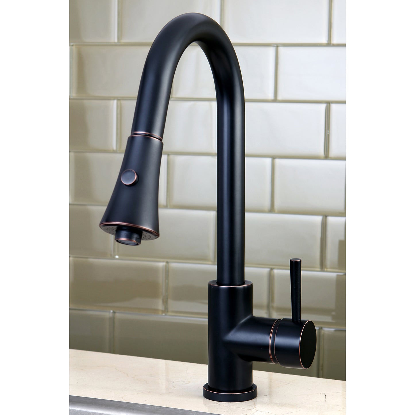 Kingston Brass LS8723DL Concord Pull-Down Kitchen Faucet